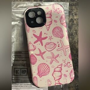 SOLD Pink Seashell iPhone 15 Phone Case